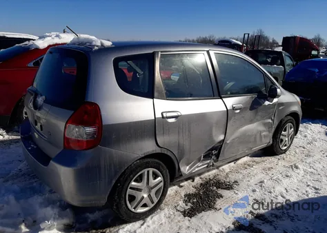 2008 Honda Fit из США, поврежденный, VIN JHMGD38428S072473